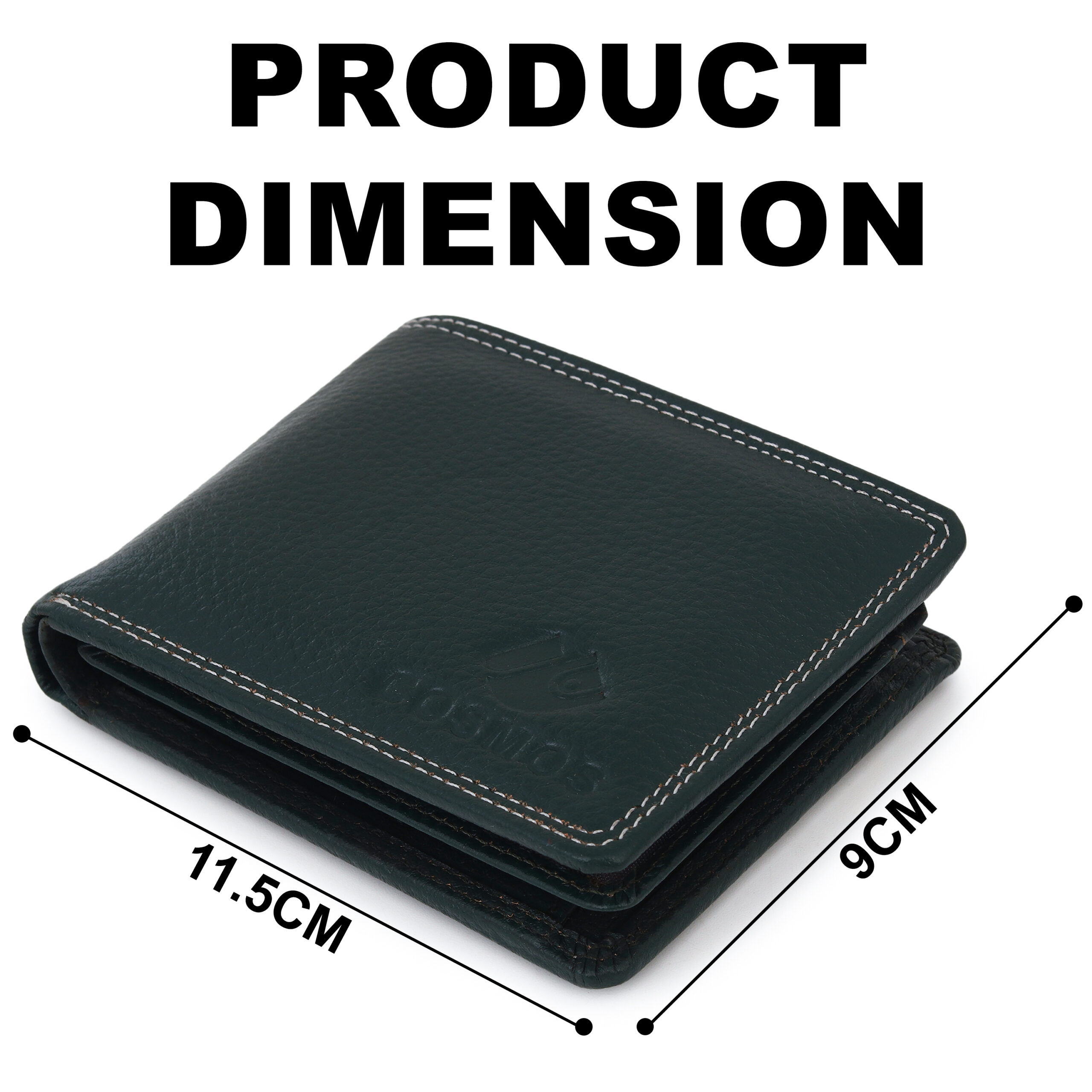 Compact Dark Green Wallet – Functional & Durable - Image 2