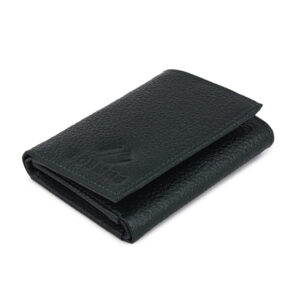 Premium Green Pebbled Leather Wallet for Men & Women