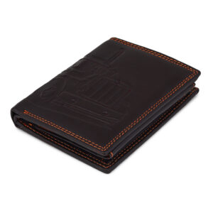 Cosmos Premium Dark Brown RFID Wallet – Secure & Stylish